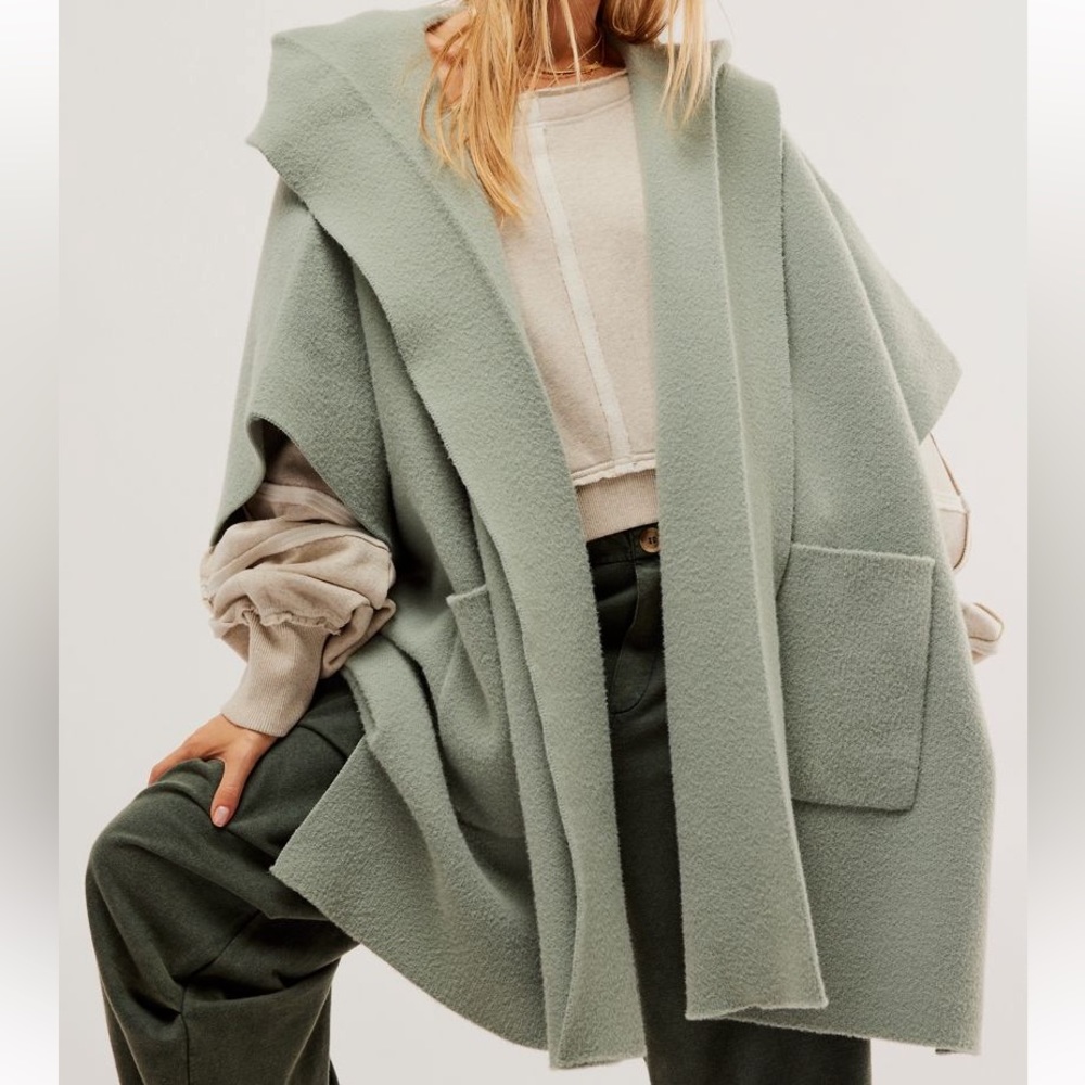 All I Need Cozy Hooded Kimono